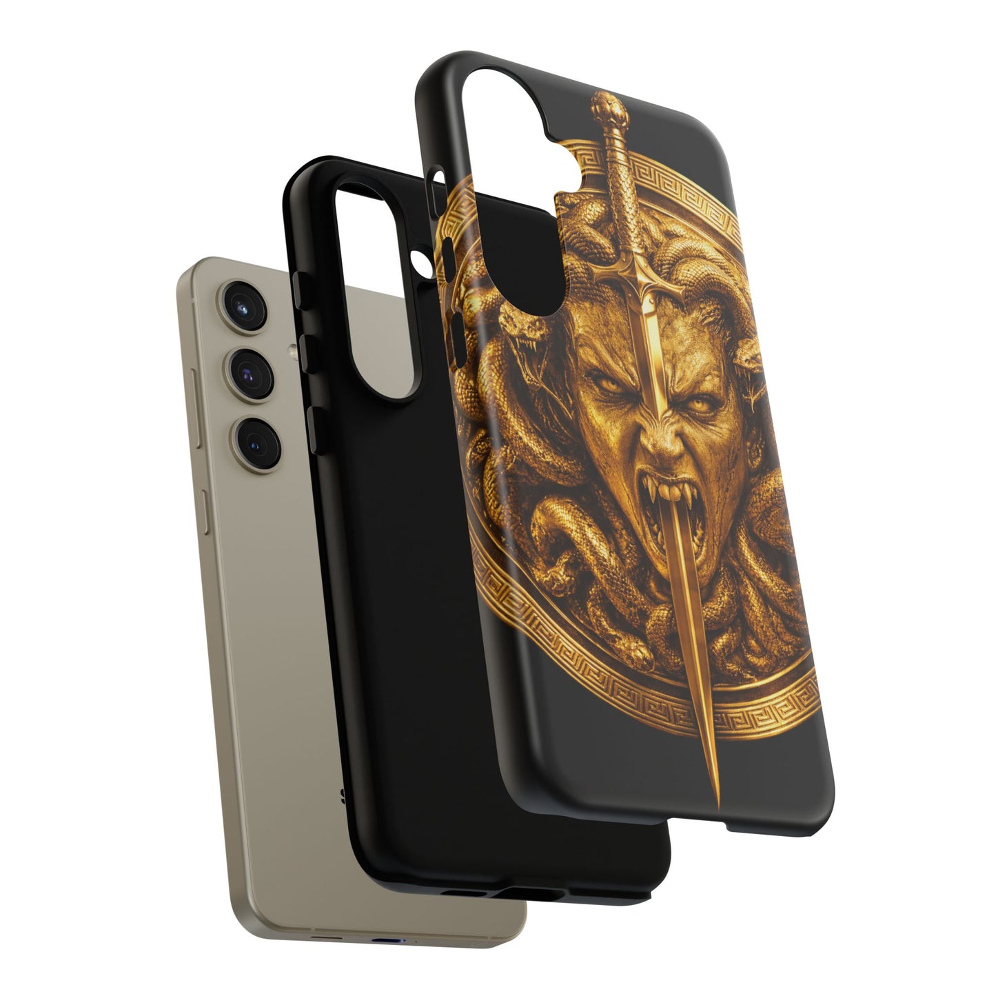 Phone Case — Gold Medusa Dagger Armor iPhone Cover