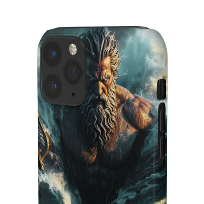 poseidon God Phone Case – Mythic Triton Ocean iPhone Snap Case
