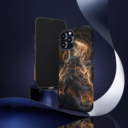 Mythic Thunder God Phone Case — Lightning Warrior Tough Protective Cover