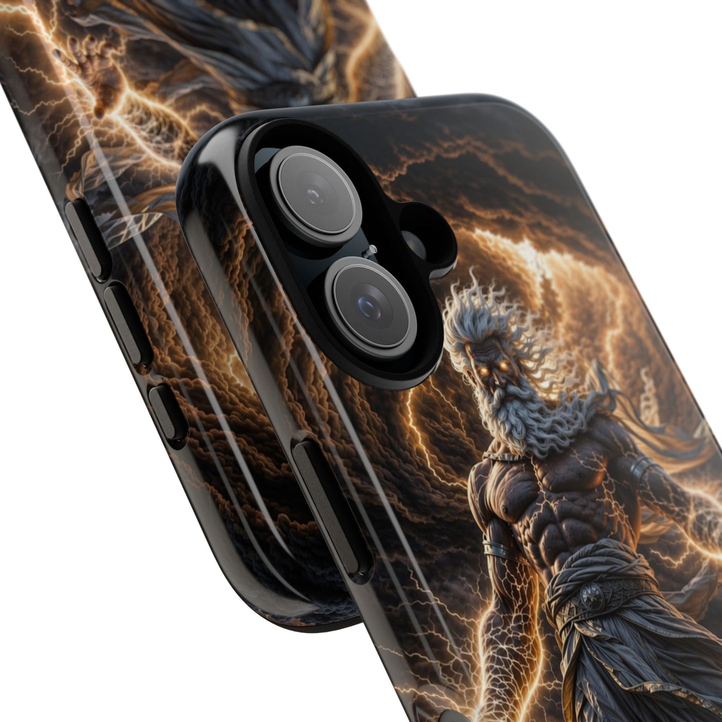 Mythic Thunder God Phone Case — Lightning Warrior Tough Protective Cover