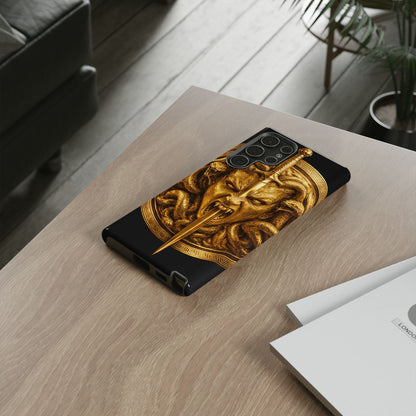 Phone Case — Gold Medusa Dagger Armor iPhone Cover