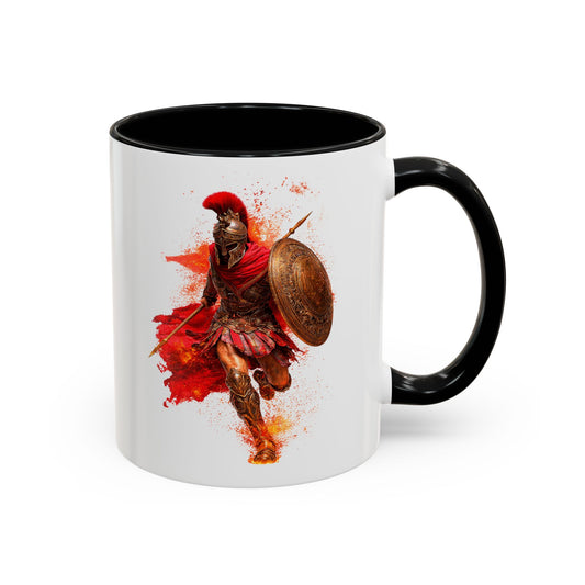 Spartan Warrior Accent Coffee Mug (UK/EU)