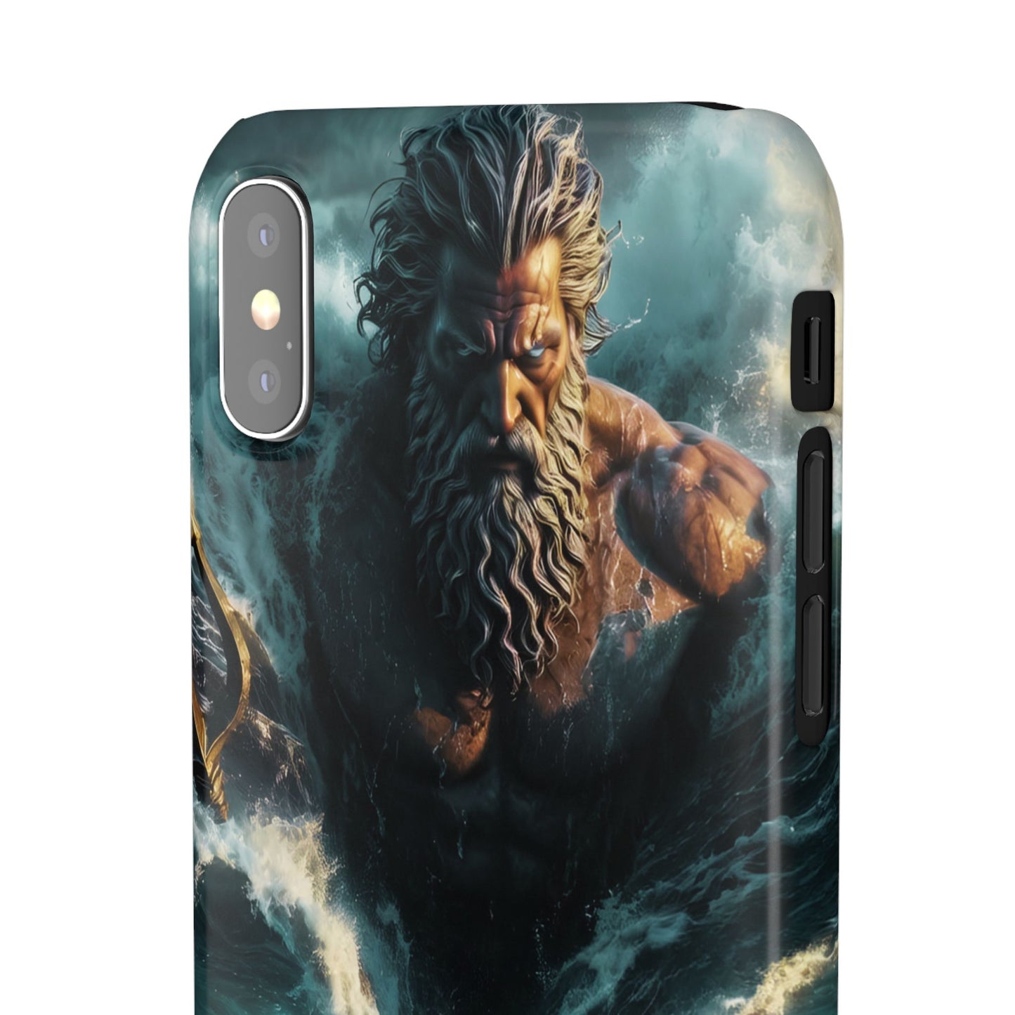poseidon God Phone Case – Mythic Triton Ocean iPhone Snap Case