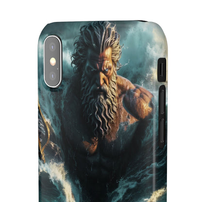 poseidon God Phone Case – Mythic Triton Ocean iPhone Snap Case