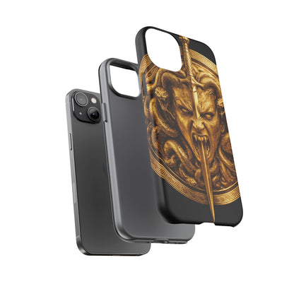 Phone Case — Gold Medusa Dagger Armor iPhone Cover