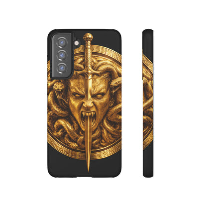 Phone Case — Gold Medusa Dagger Armor iPhone Cover