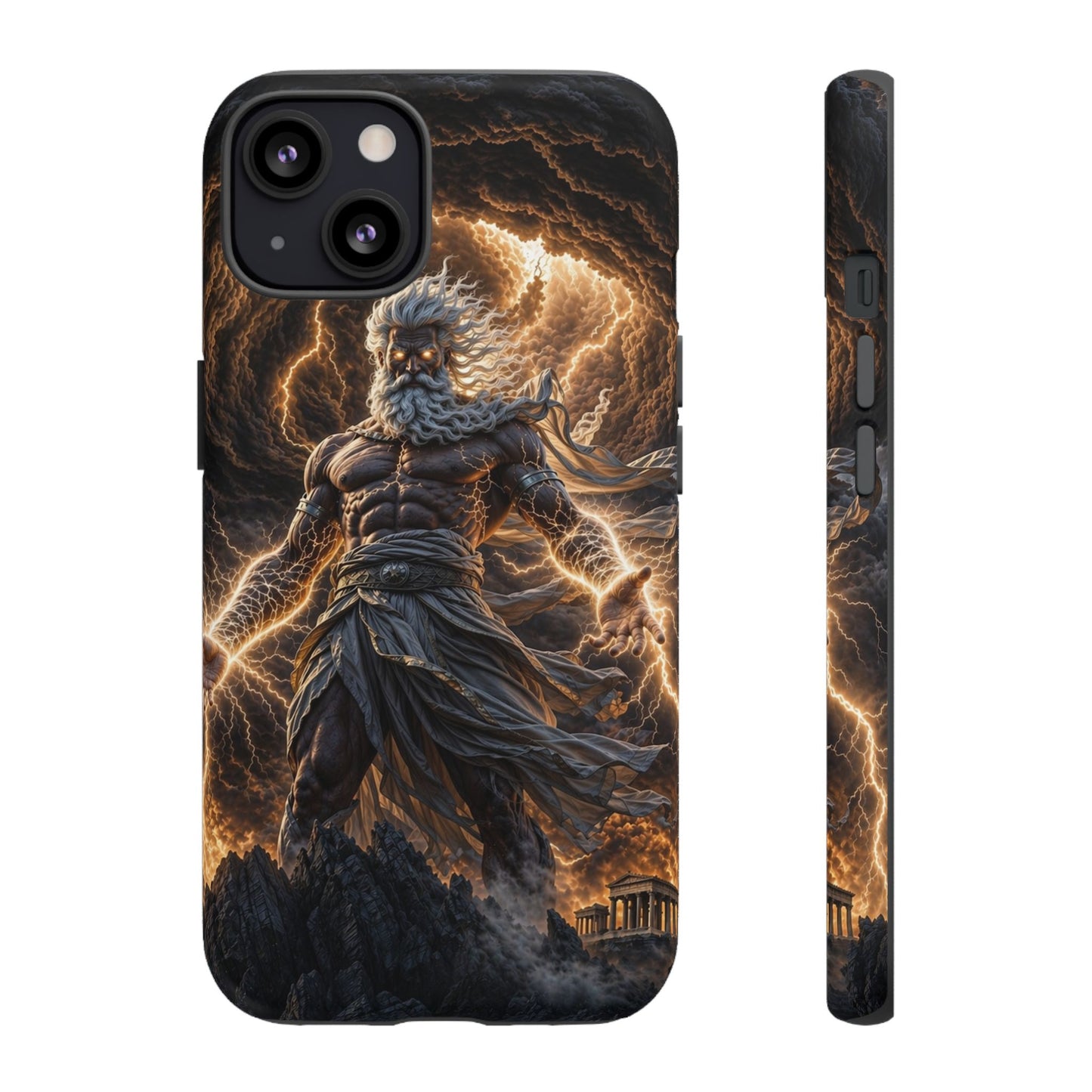 Mythic Thunder God Phone Case — Lightning Warrior Tough Protective Cover