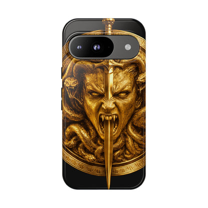 Phone Case — Gold Medusa Dagger Armor iPhone Cover