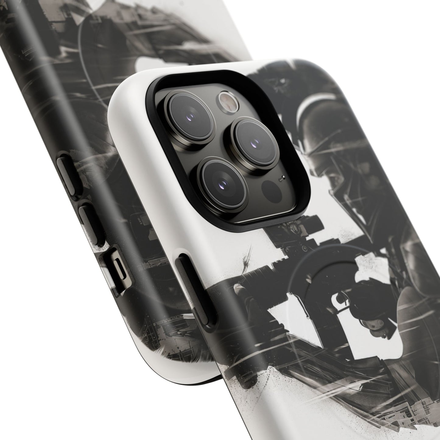 Tough Magnetic Case — Tactical Soldier Silhouette iPhone Cover