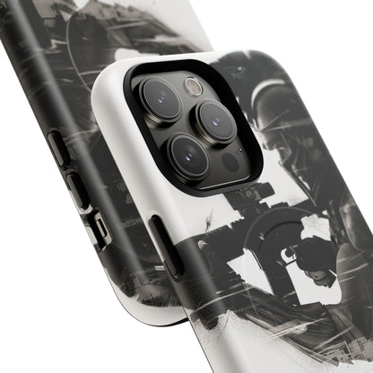 Tough Magnetic Case — Tactical Soldier Silhouette iPhone Cover