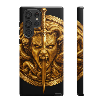 Phone Case — Gold Medusa Dagger Armor iPhone Cover