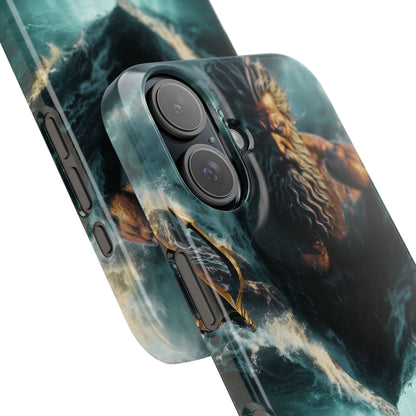 poseidon God Phone Case – Mythic Triton Ocean iPhone Snap Case