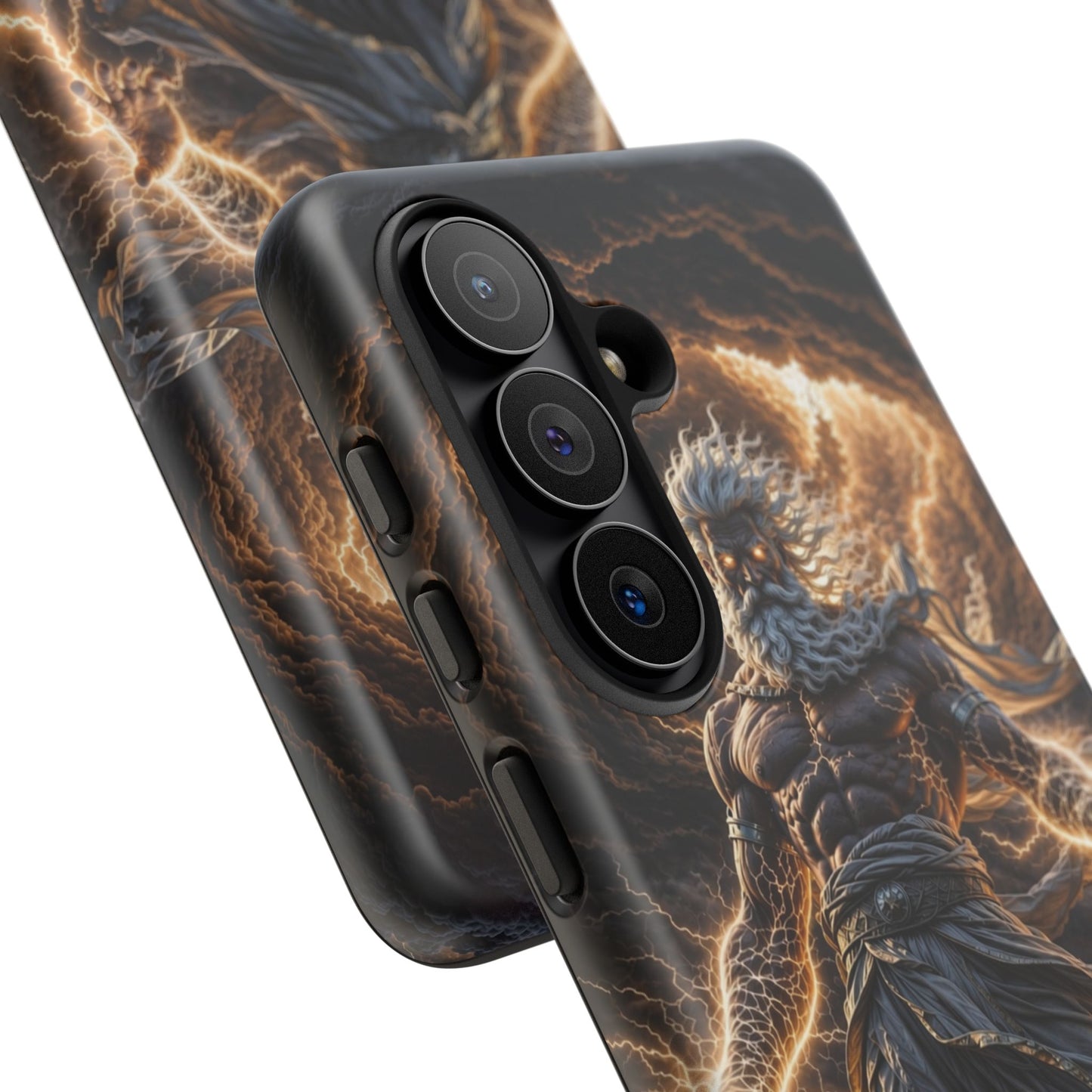 Mythic Thunder God Phone Case — Lightning Warrior Tough Protective Cover