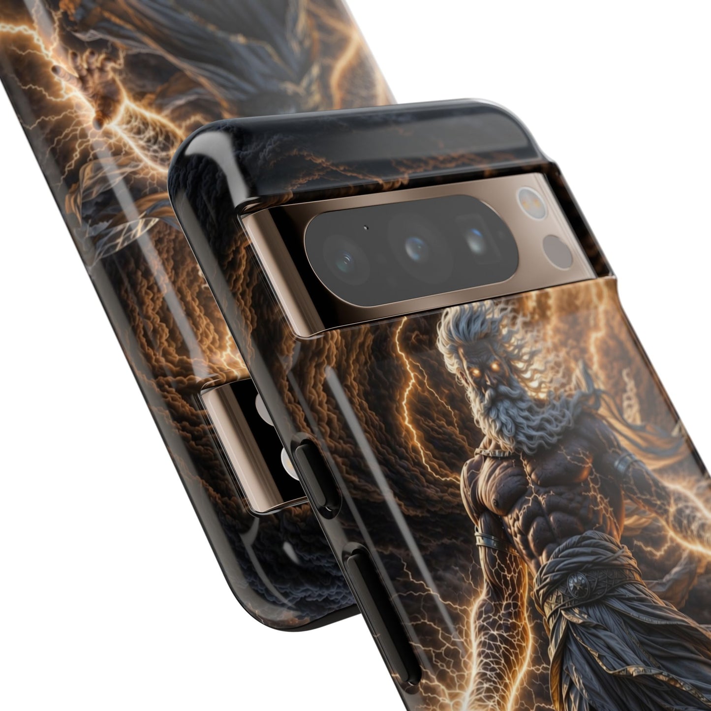 Mythic Thunder God Phone Case — Lightning Warrior Tough Protective Cover