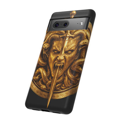 Phone Case — Gold Medusa Dagger Armor iPhone Cover