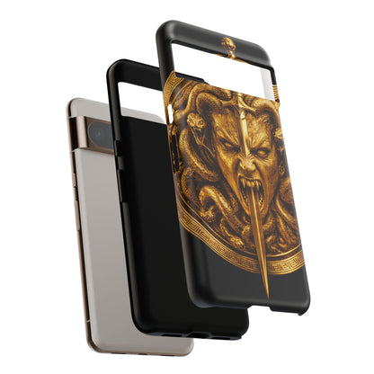 Phone Case — Gold Medusa Dagger Armor iPhone Cover