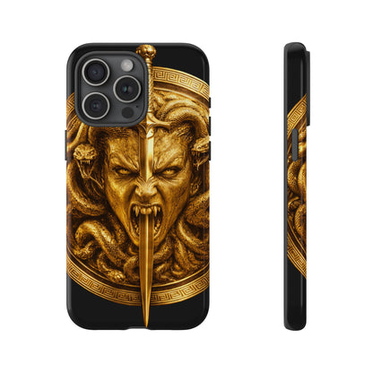 Phone Case — Gold Medusa Dagger Armor iPhone Cover