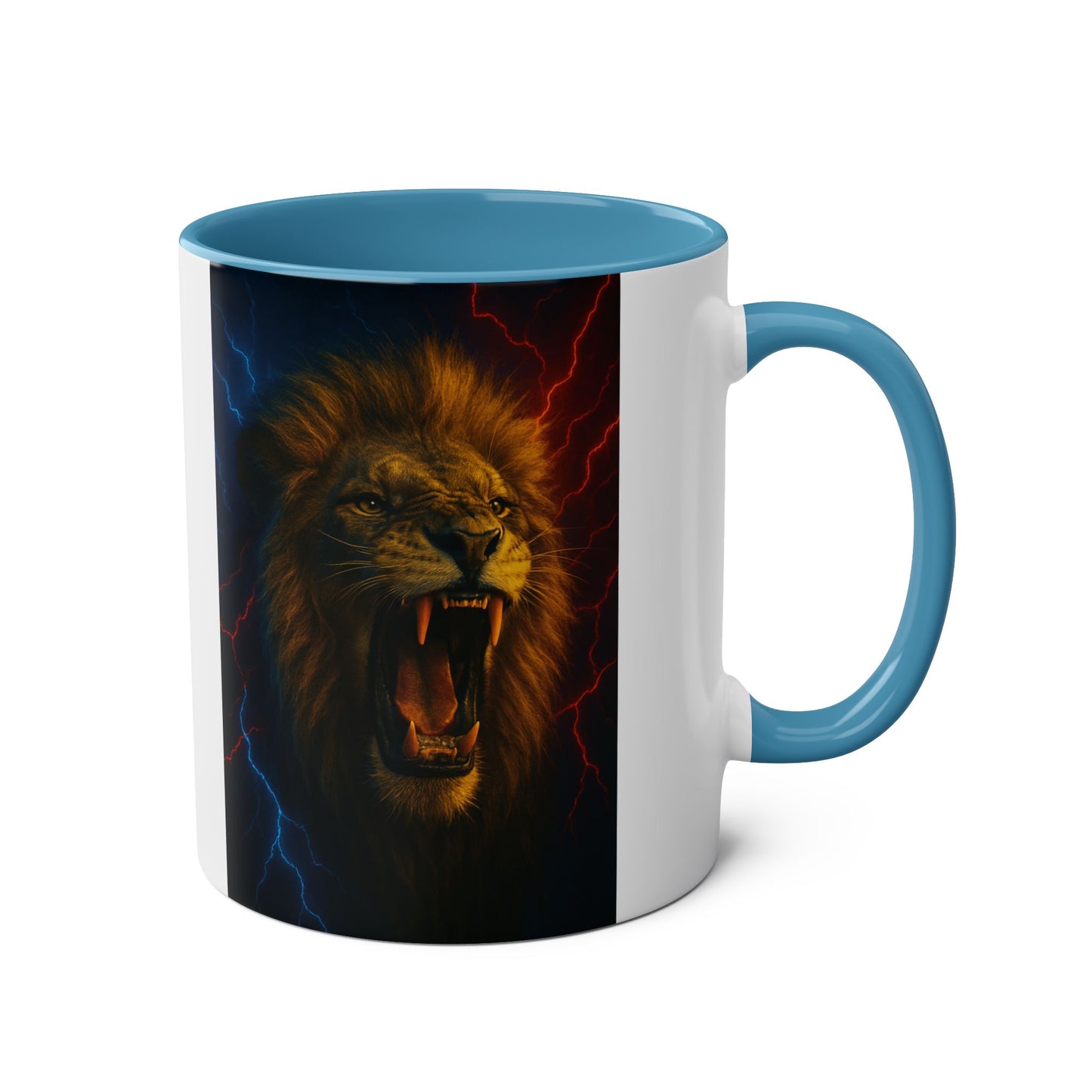 Leonidas Lion Roar Mug — Two-Tone 11oz Coffee Cup