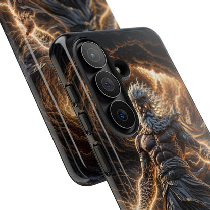 Mythic Thunder God Phone Case — Lightning Warrior Tough Protective Cover