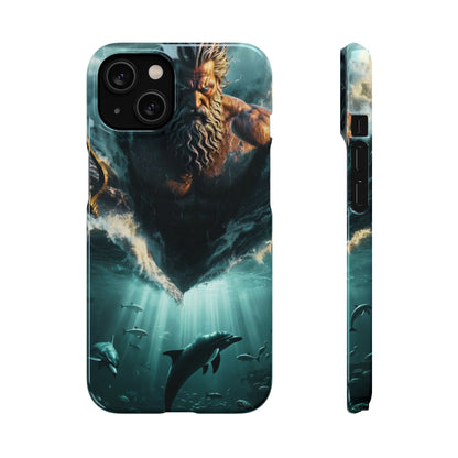 poseidon God Phone Case – Mythic Triton Ocean iPhone Snap Case