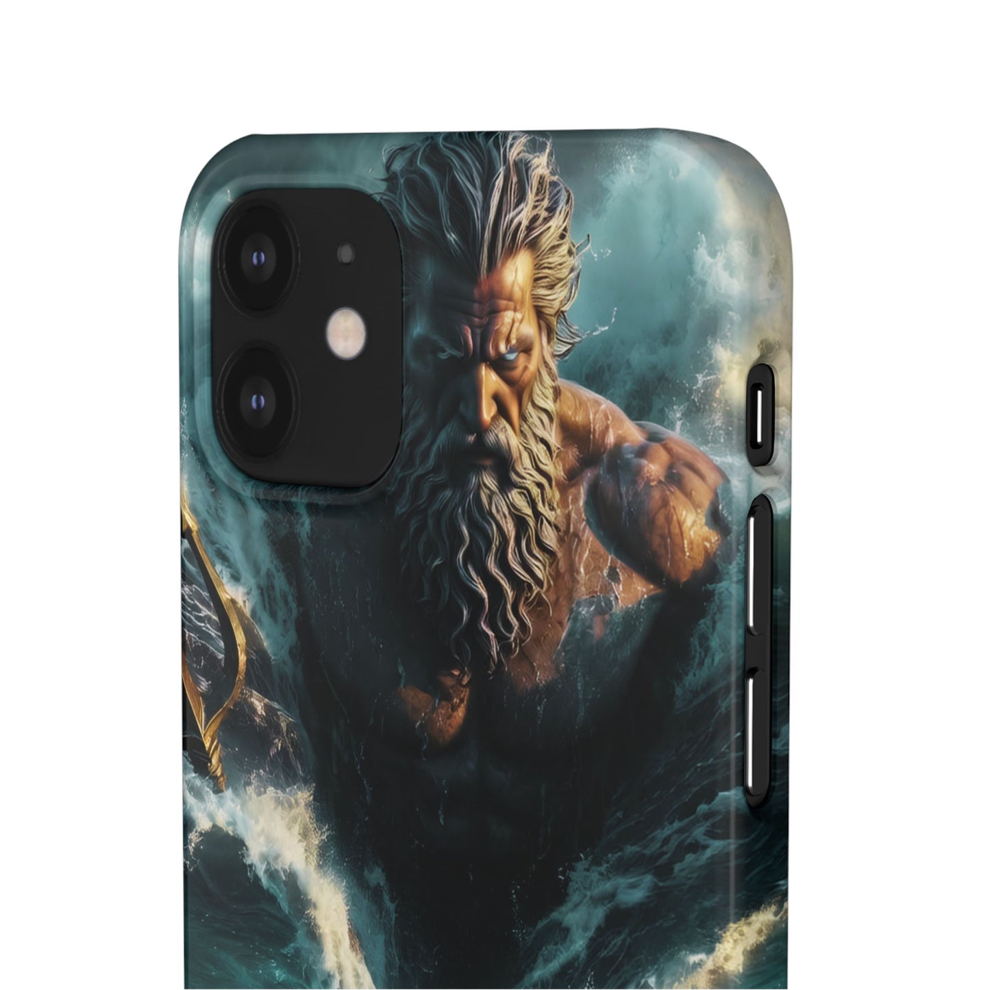 poseidon God Phone Case – Mythic Triton Ocean iPhone Snap Case