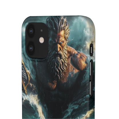 poseidon God Phone Case – Mythic Triton Ocean iPhone Snap Case