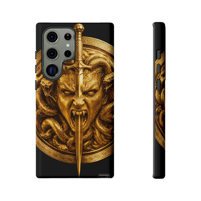 Phone Case — Gold Medusa Dagger Armor iPhone Cover