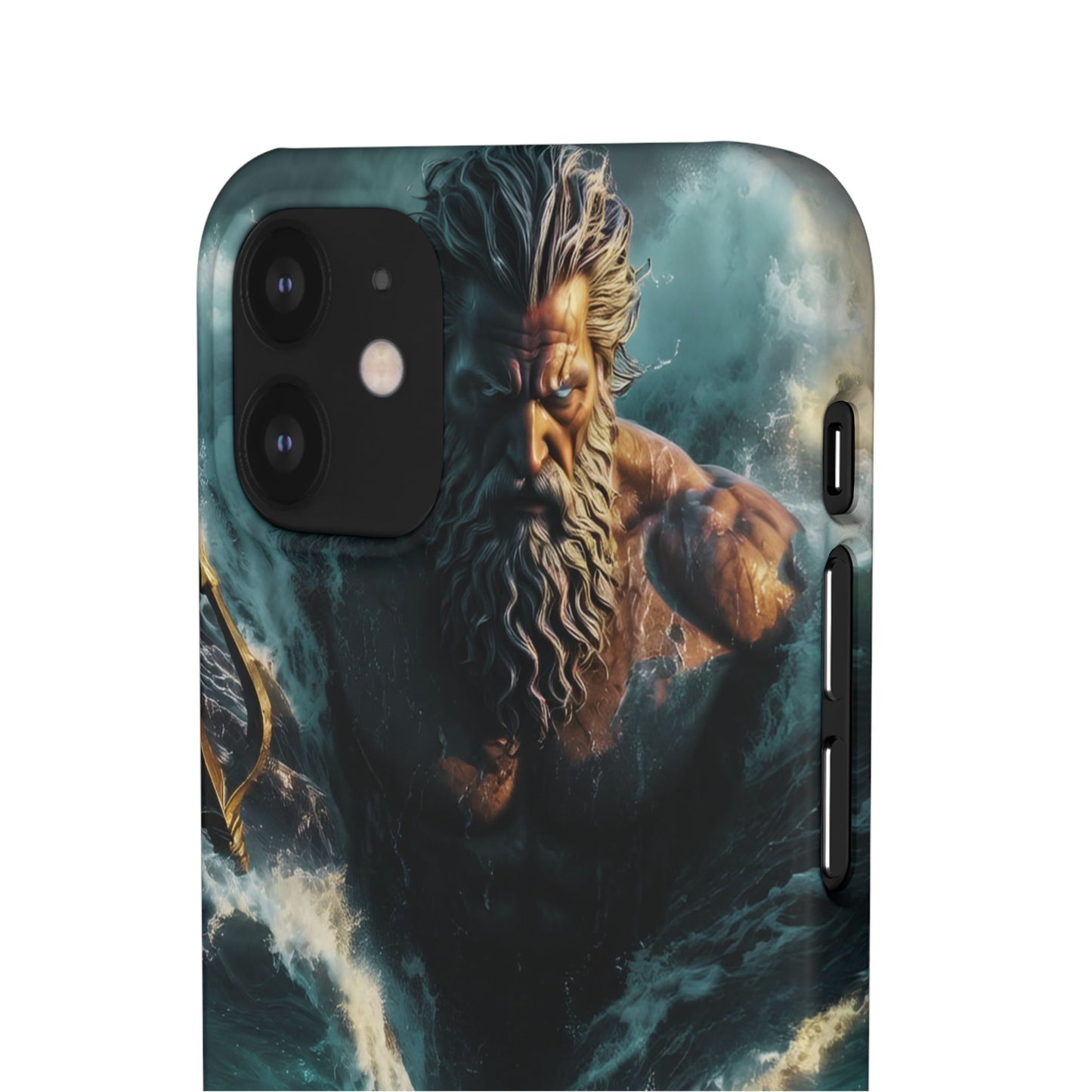 poseidon God Phone Case – Mythic Triton Ocean iPhone Snap Case