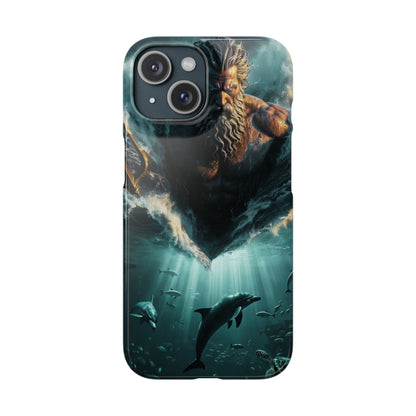 poseidon God Phone Case – Mythic Triton Ocean iPhone Snap Case