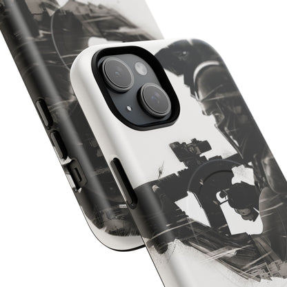Tough Magnetic Case — Tactical Soldier Silhouette iPhone Cover