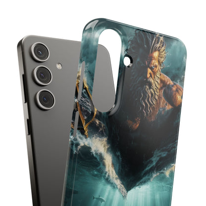 poseidon God Phone Case – Mythic Triton Ocean iPhone Snap Case