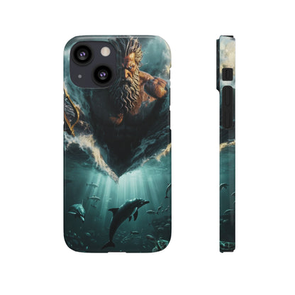 poseidon God Phone Case – Mythic Triton Ocean iPhone Snap Case