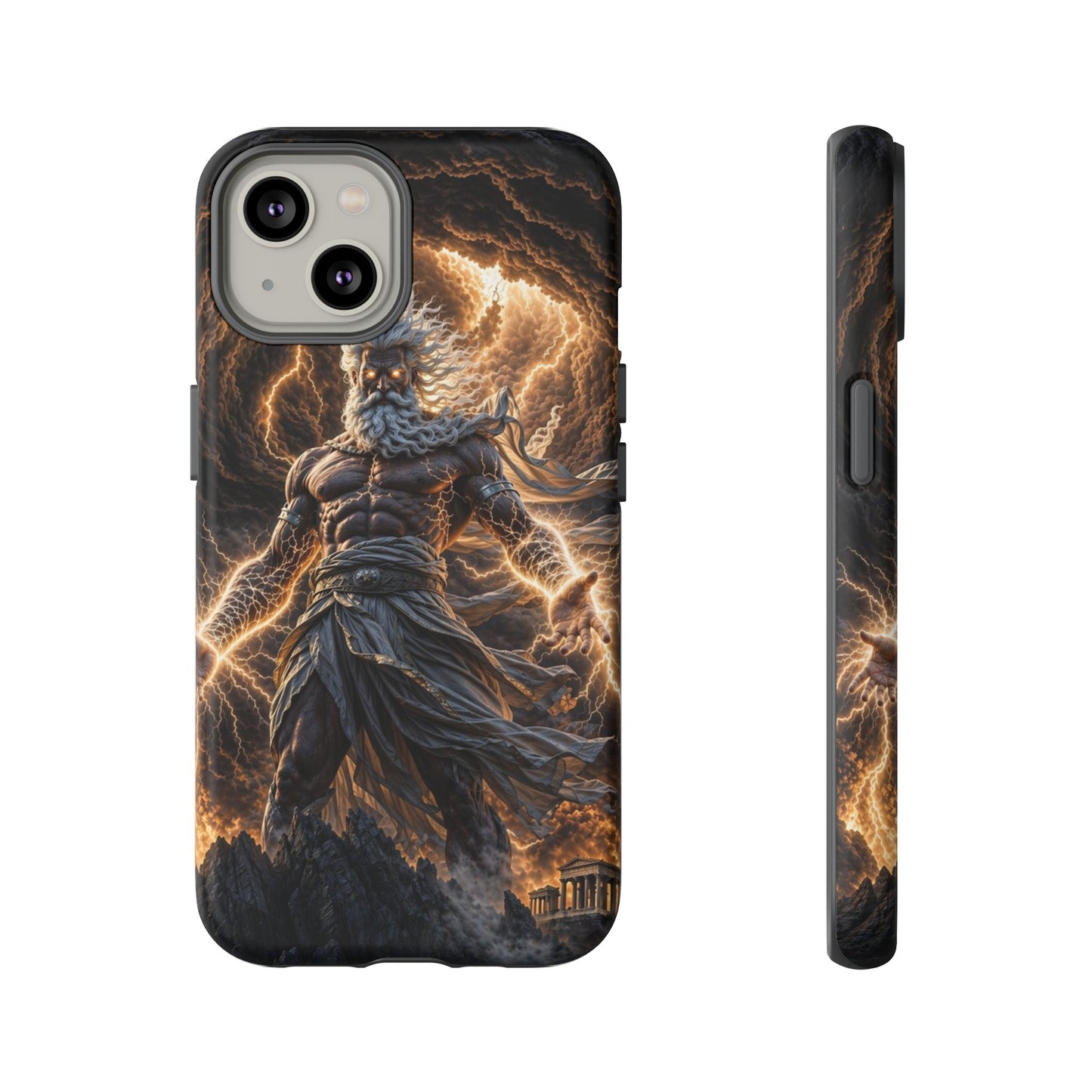 Mythic Thunder God Phone Case — Lightning Warrior Tough Protective Cover