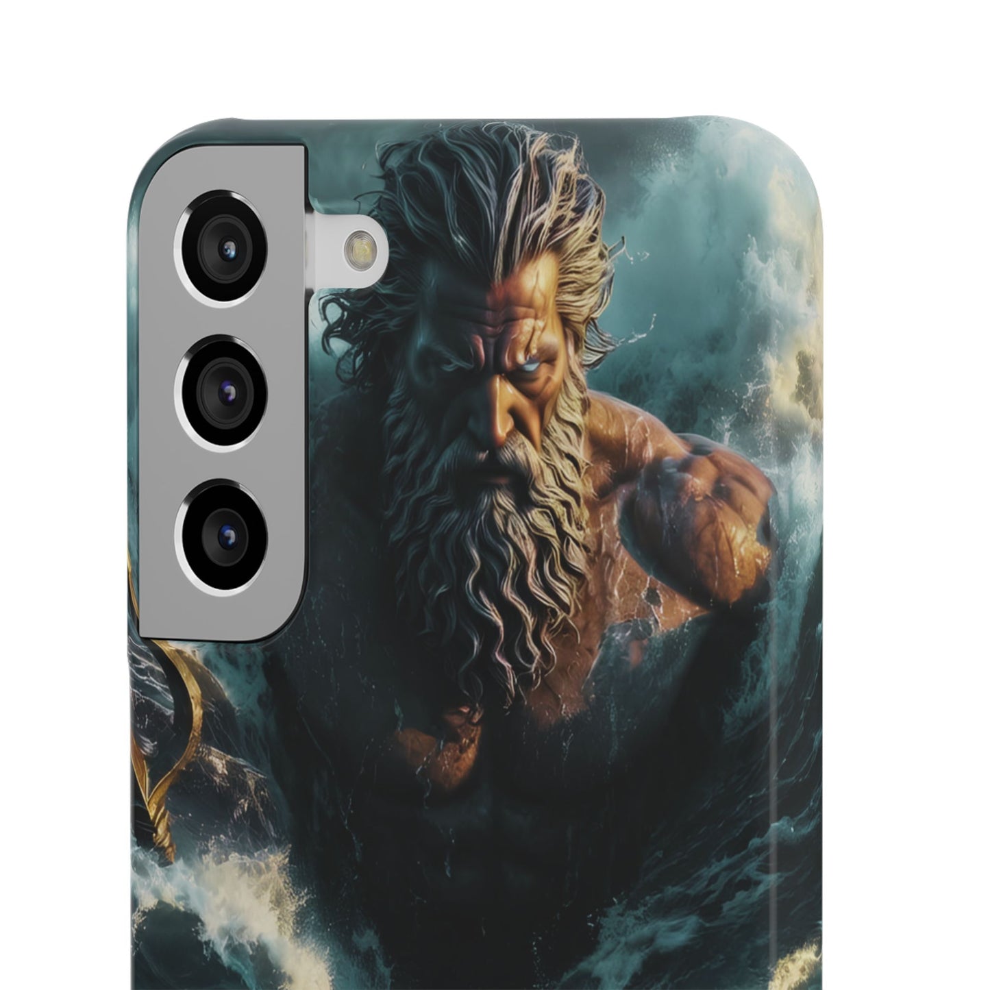 poseidon God Phone Case – Mythic Triton Ocean iPhone Snap Case