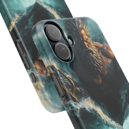 poseidon God Phone Case – Mythic Triton Ocean iPhone Snap Case