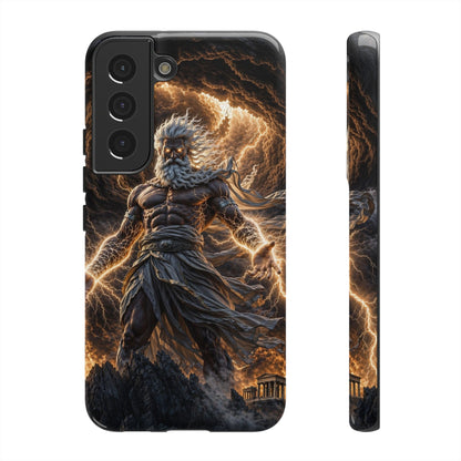 Mythic Thunder God Phone Case — Lightning Warrior Tough Protective Cover