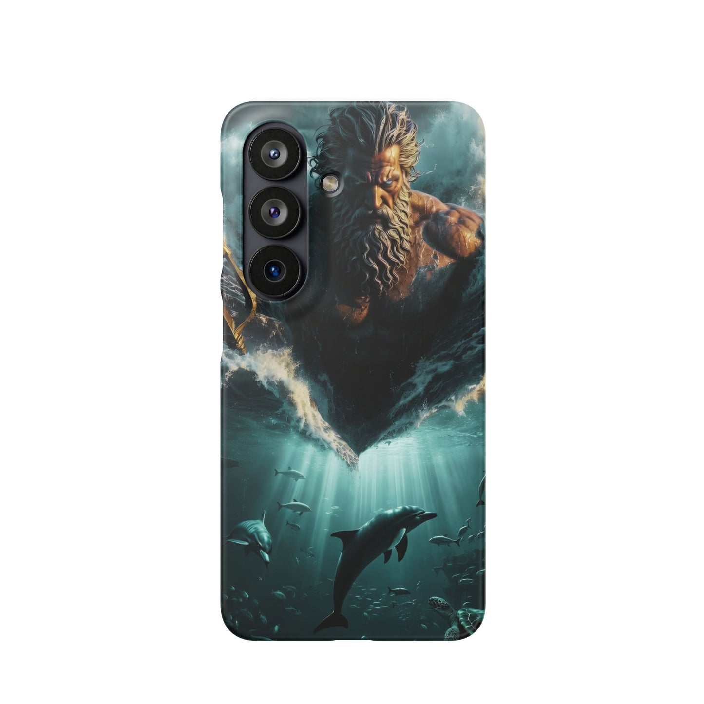 poseidon God Phone Case – Mythic Triton Ocean iPhone Snap Case