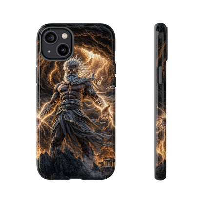 Mythic Thunder God Phone Case — Lightning Warrior Tough Protective Cover