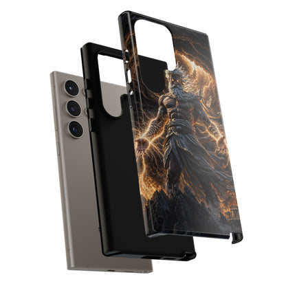 Mythic Thunder God Phone Case — Lightning Warrior Tough Protective Cover