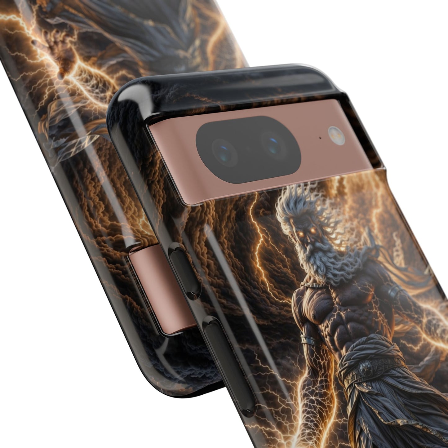 Mythic Thunder God Phone Case — Lightning Warrior Tough Protective Cover
