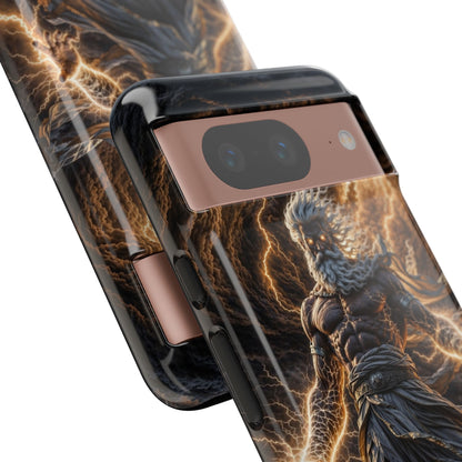 Mythic Thunder God Phone Case — Lightning Warrior Tough Protective Cover