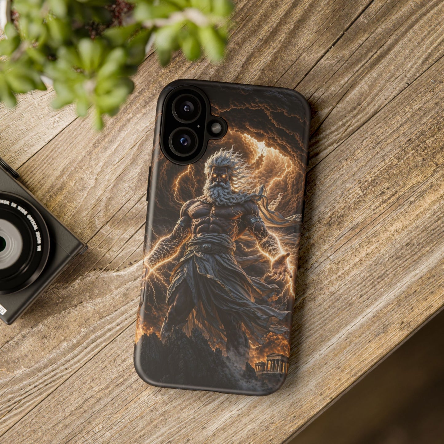 Mythic Thunder God Phone Case — Lightning Warrior Tough Protective Cover