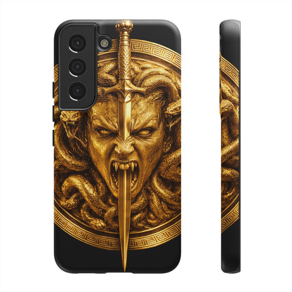 Phone Case — Gold Medusa Dagger Armor iPhone Cover