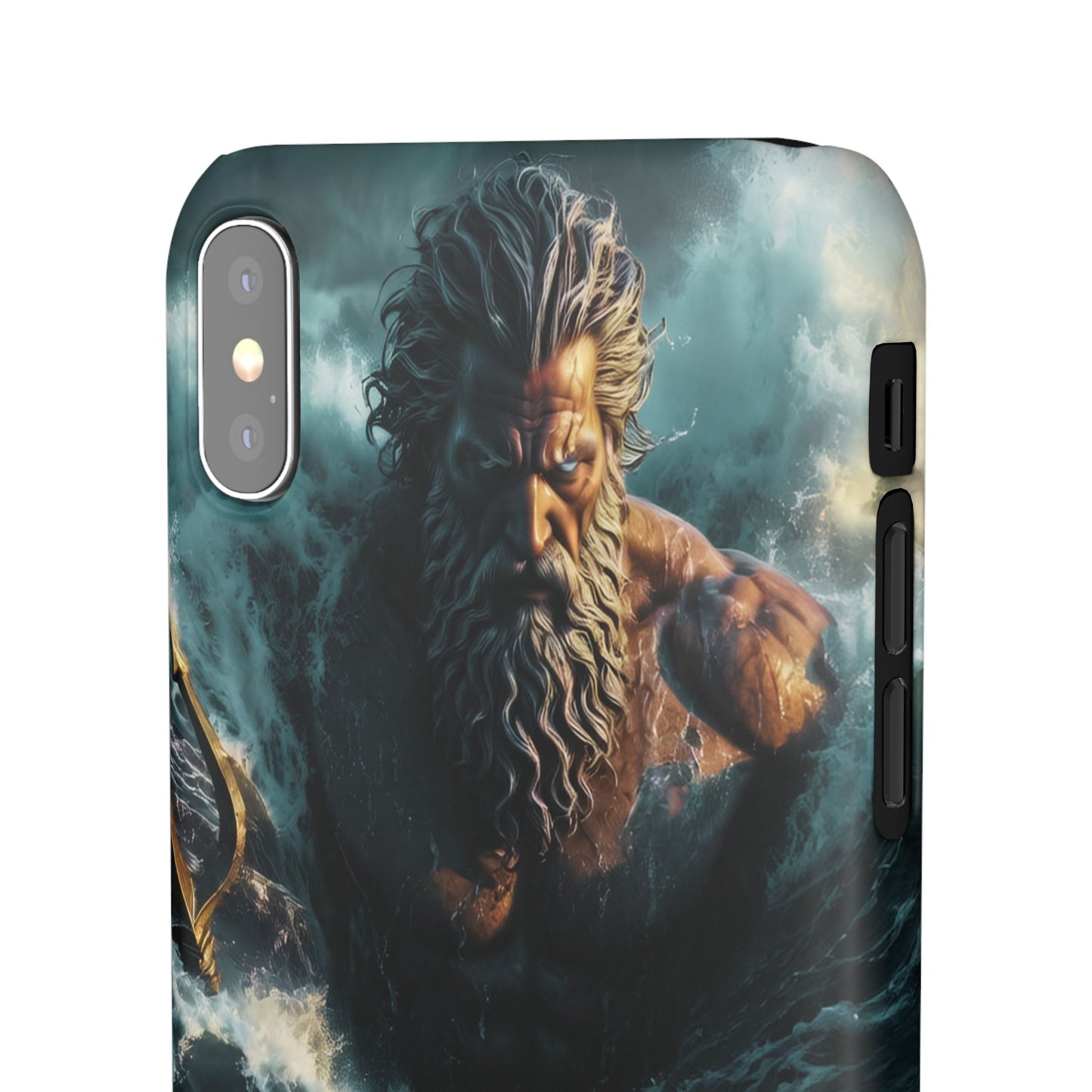 poseidon God Phone Case – Mythic Triton Ocean iPhone Snap Case