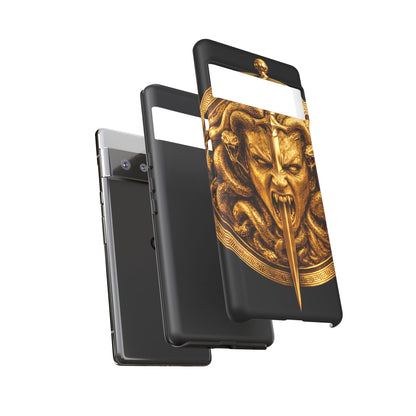 Phone Case — Gold Medusa Dagger Armor iPhone Cover