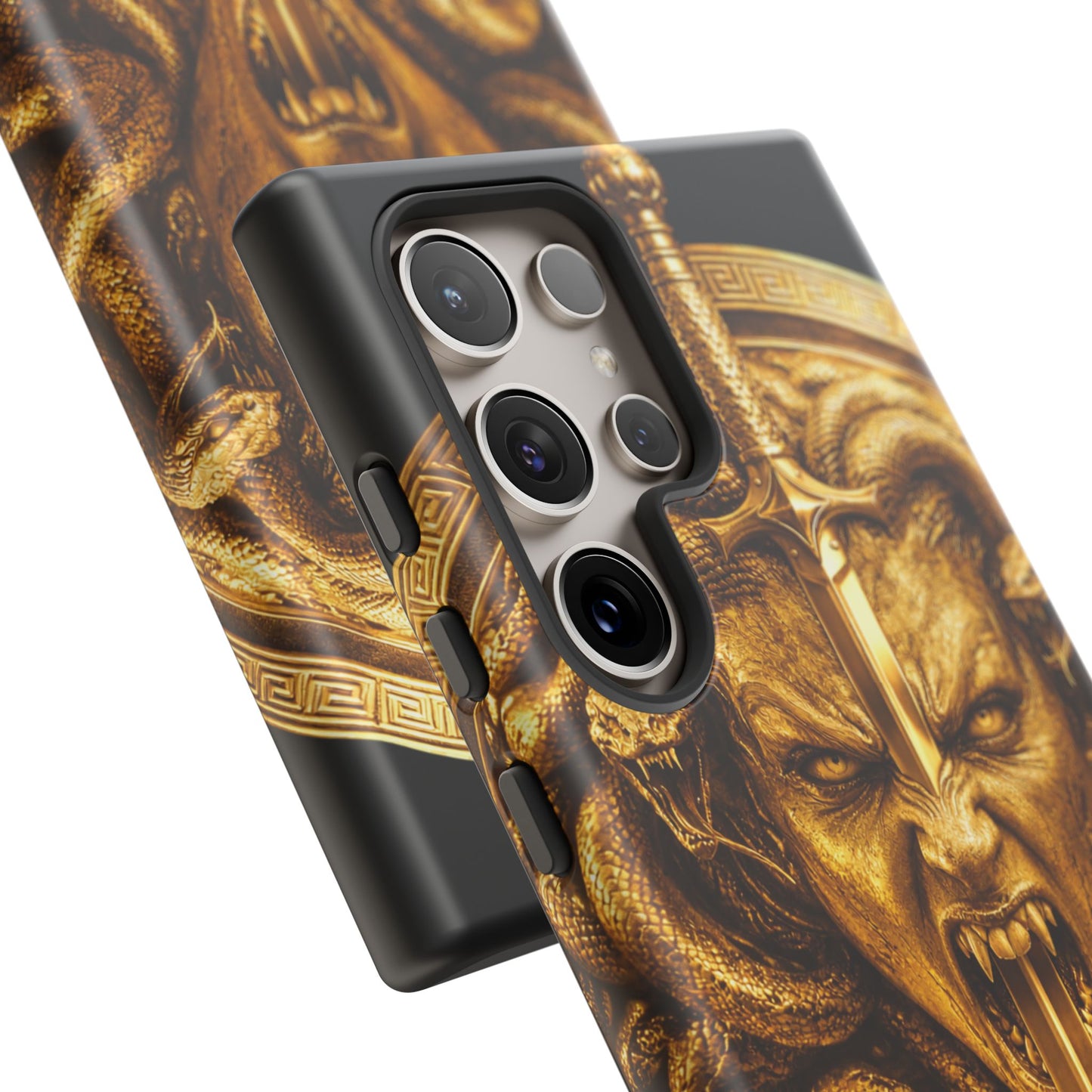 Phone Case — Gold Medusa Dagger Armor iPhone Cover