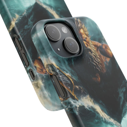 poseidon God Phone Case – Mythic Triton Ocean iPhone Snap Case