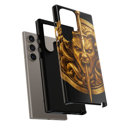 Phone Case — Gold Medusa Dagger Armor iPhone Cover