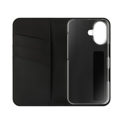 Spartan Warrior Flip Phone Case - Leather Wallet Folio with Red Cape Battle Design