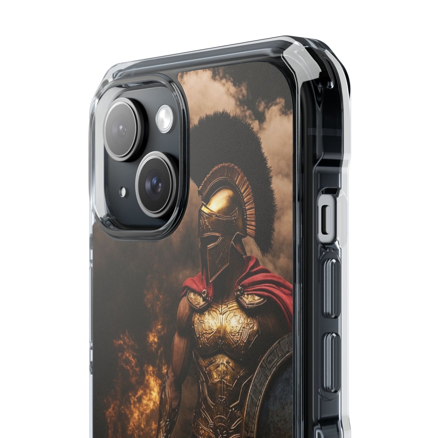 Spartan Warrior Magnetic Impact Case — Clear Protective Phone Case